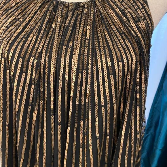 Falling Chase mesh sequinned Maternity dress, XS - Picture 6 of 8